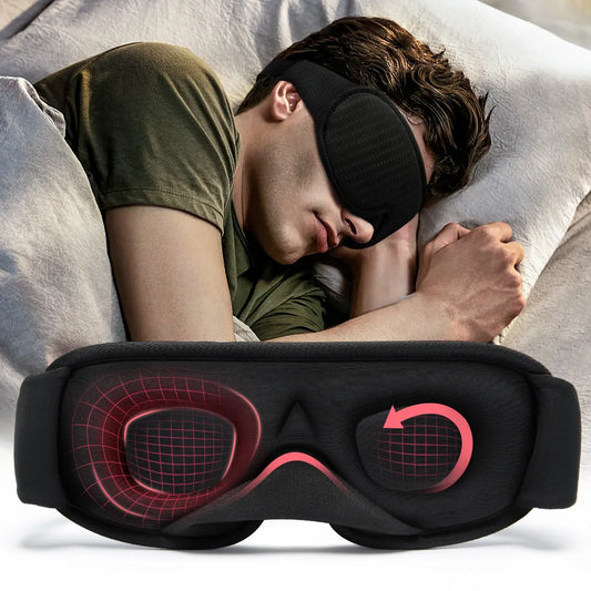 3D Eyes Soft Sleeping Aid Eye Mask for Travel And Sleepy Night